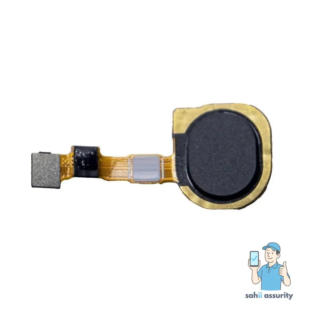 Fingerprint Sensor with Flex Cable for Samsung Galaxy M11 Black thumbnail